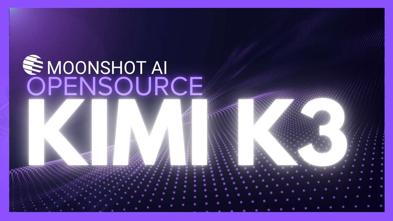 Moonshot AI open-sources Kimi K3 — the largest openly released model to date